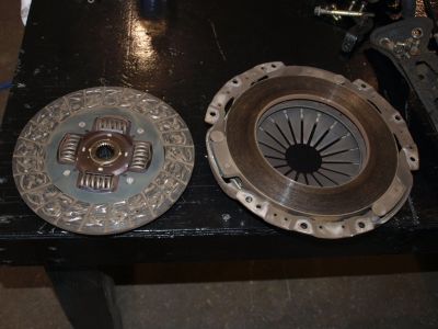 clutch disk & pressure plate in good condition
